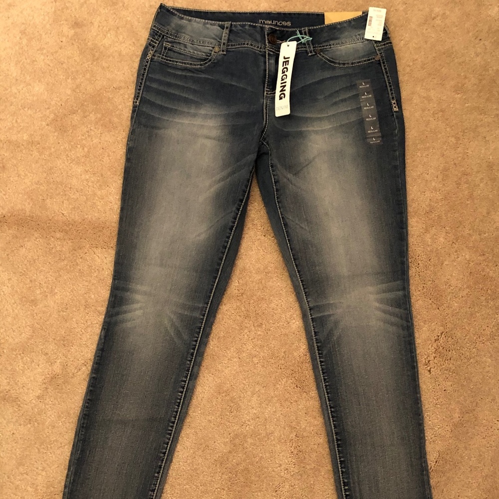 Maurices Blue Jeggings